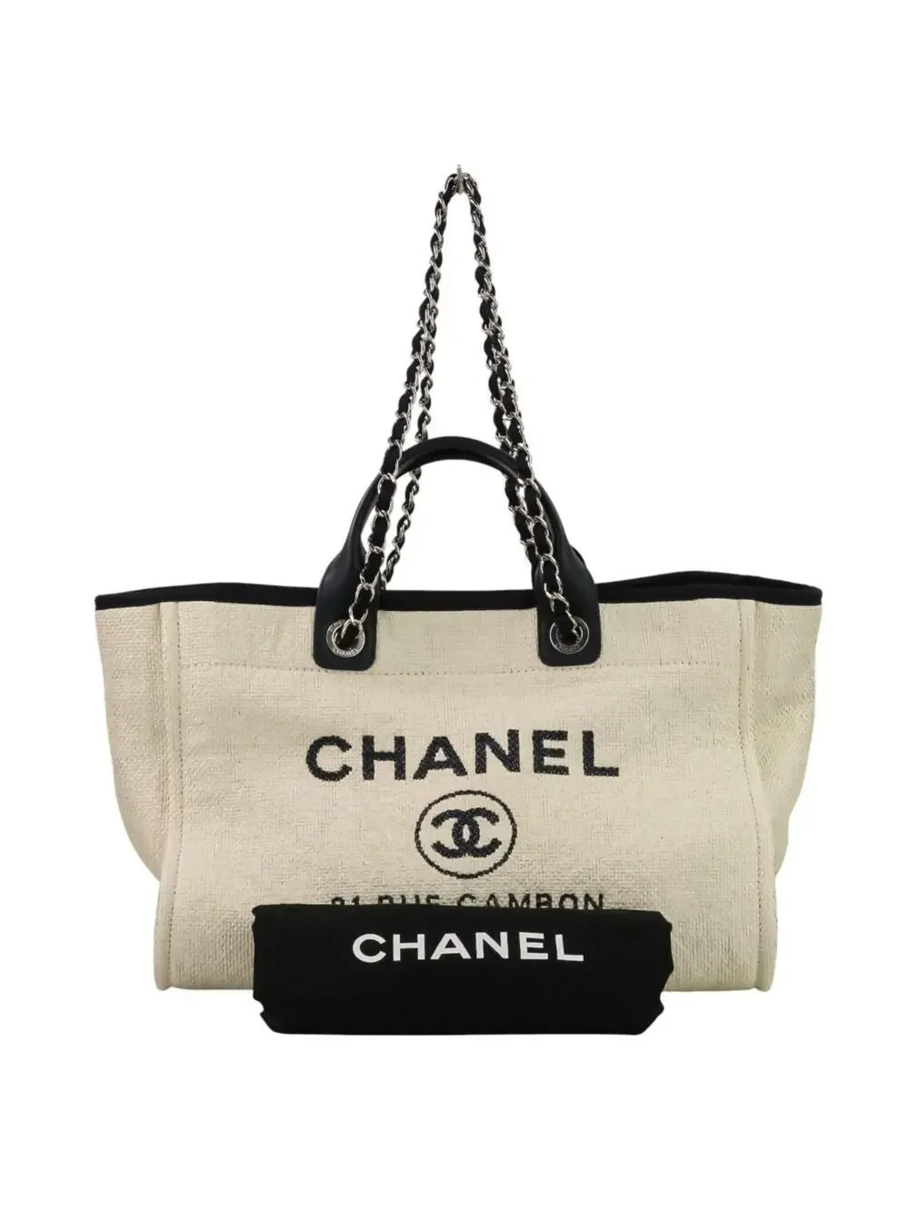 Chanel Deauville Tote Canvas With #287637C34B